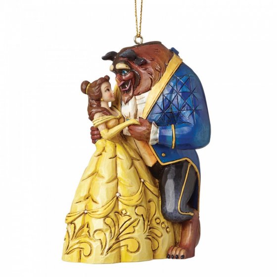 beauty and beast ornament