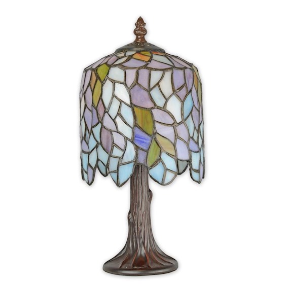 tiffany lamp diameter 15.5 cm blauwe regen