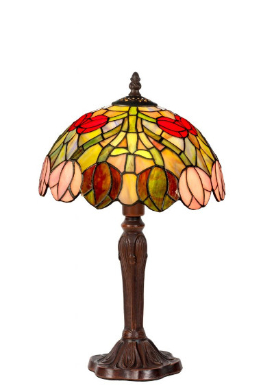 tiffany lamp diameter 25 cm gestileerde tulpen