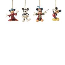 set 4 mickey ornamenten